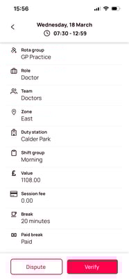 Break duration paid -unpaid