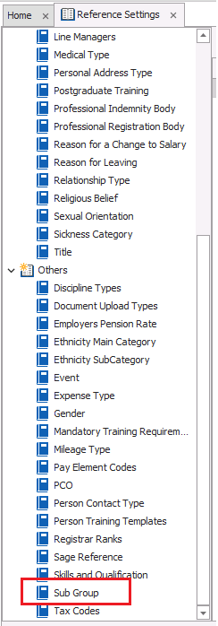 Assigning A Sub Group To A Personnel Record