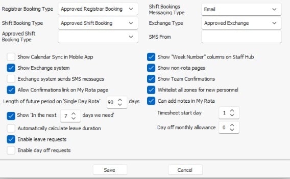 RotaGroupStaffHubSettings