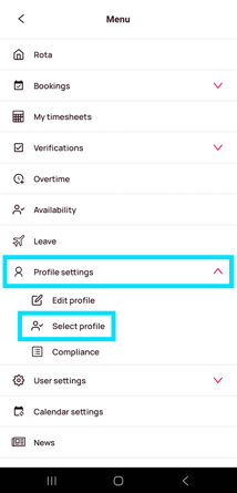 Logging in to the Staff Hub App