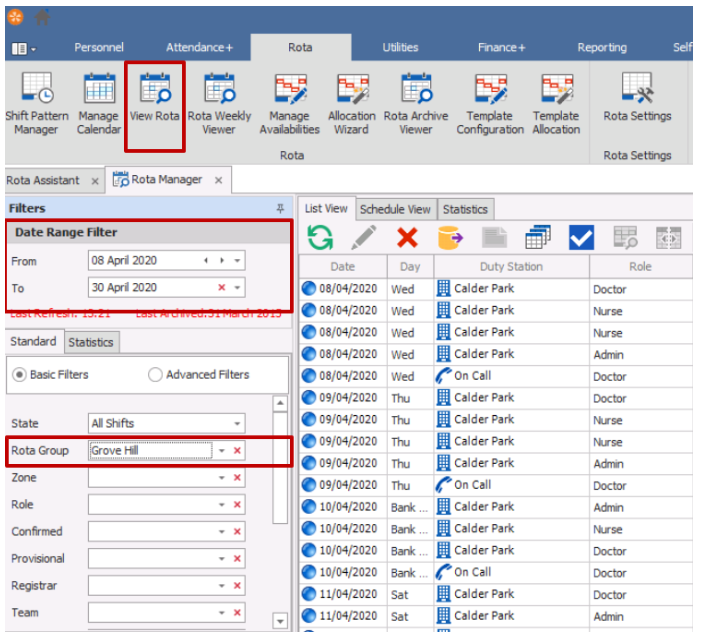 Adding a Shift Adjustment